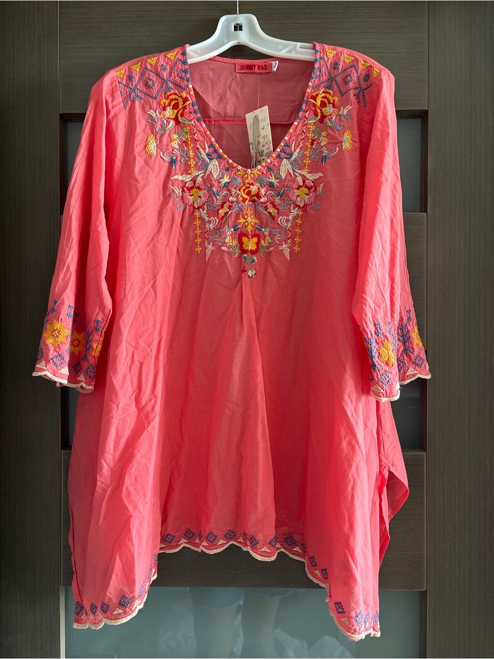 NWT Johnny Was Rosetta Tunic Passion Fruit - Large